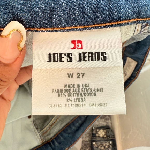 Joe's Jeans Dark Blue Straight Leg Women's Jeans - Picture 4 of 8